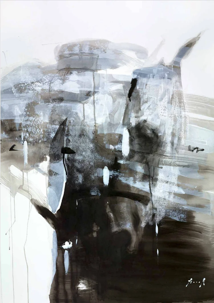 The Idea of a Horse's Head, B&W