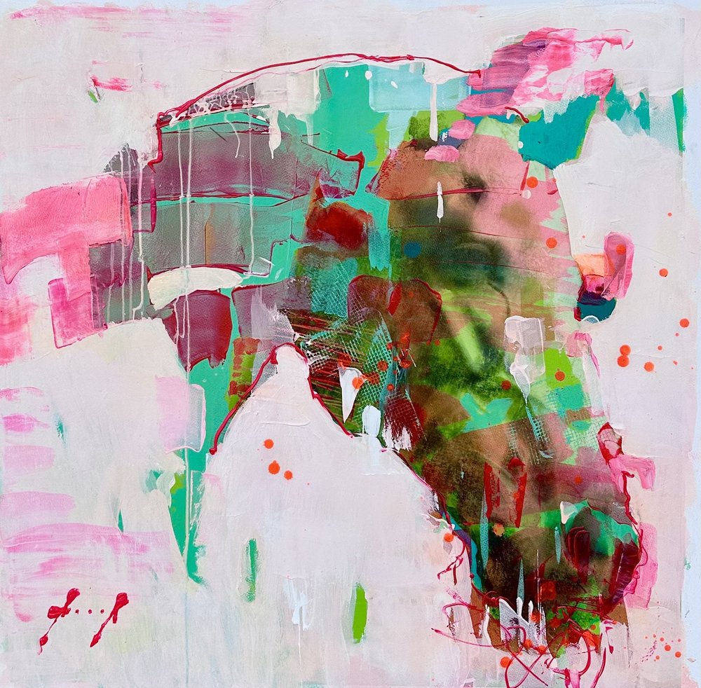 Hybrid 1 · Mixed media on paper