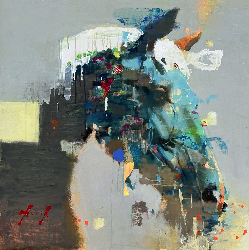 Moksha 1 · Oil on aluminium