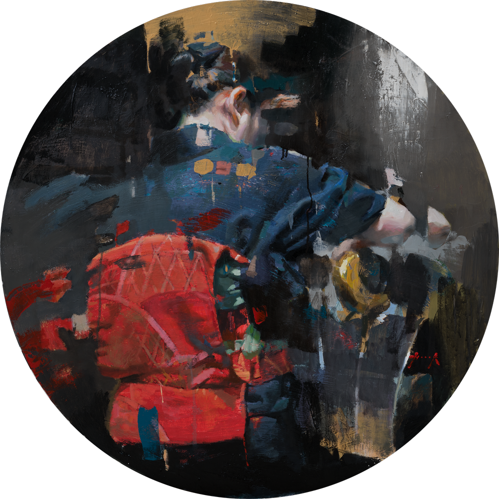 Temae · Oil on board