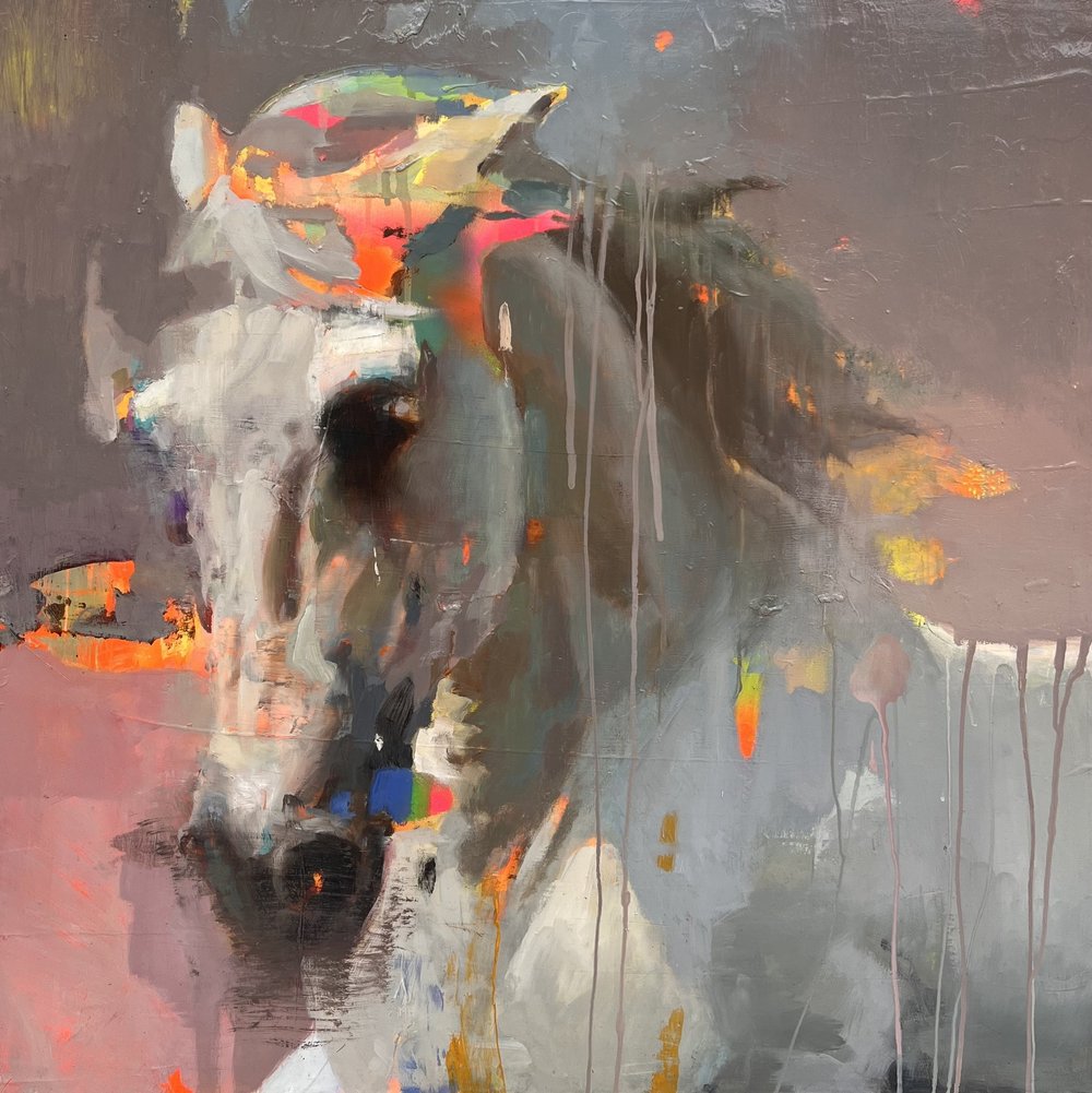 Cielo de Naranjos · Oil on aluminium