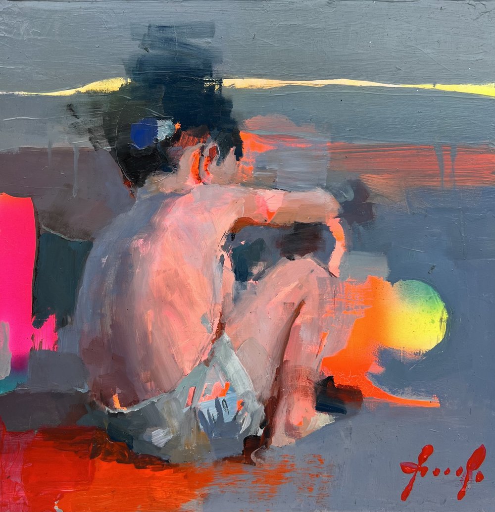 Mar de Luces IV (a) · Mixed media on aluminium