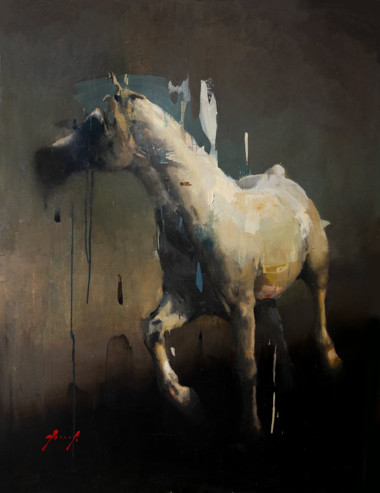Arabian 2 · Oil on board
