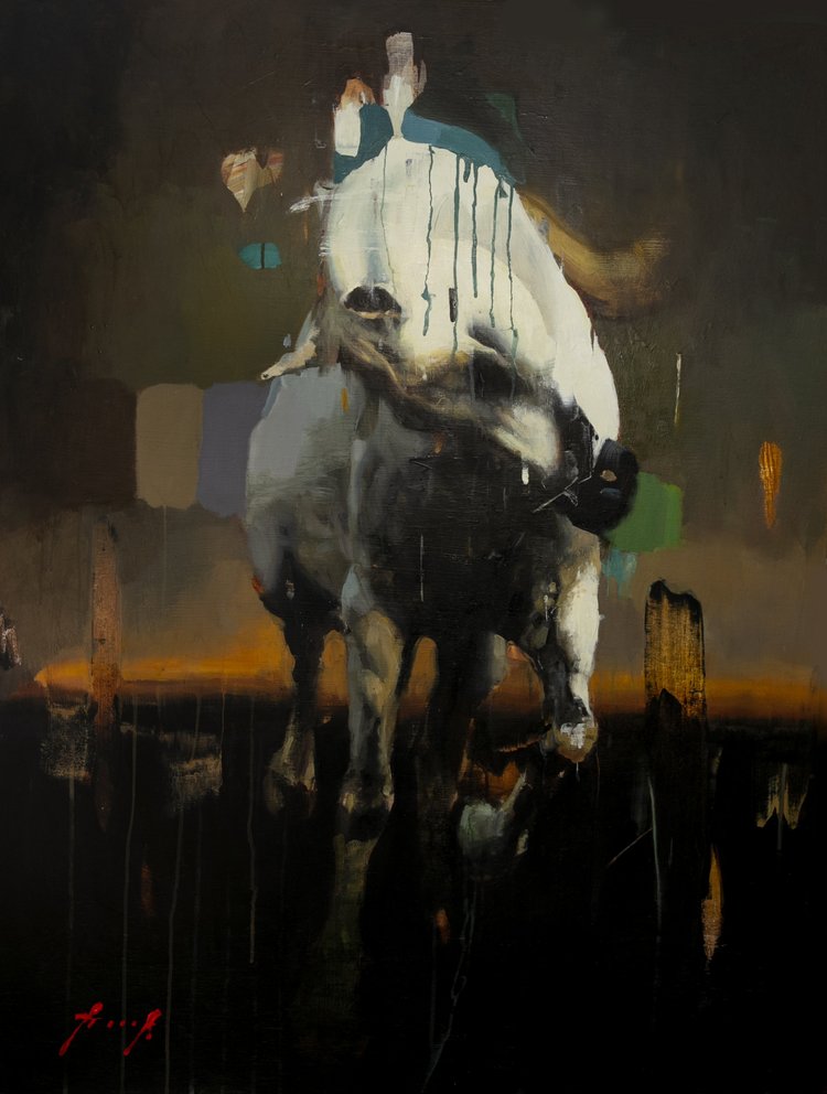 Arabian 3 · Oil on board