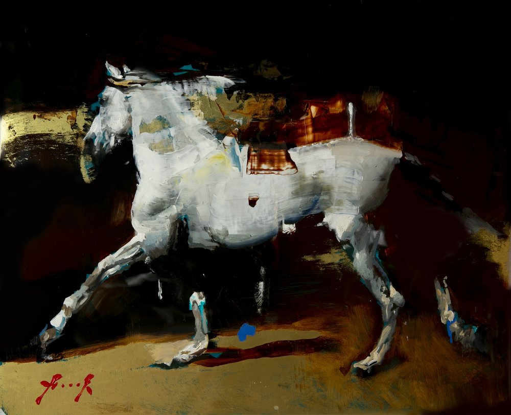 Arabian 7 · Oil on aluminium